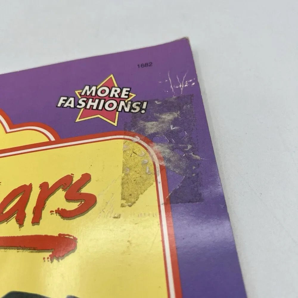 NEW Vintage Rock Stars Paper Dolls Book Unpunched 1980s 1990s Fashion Golden